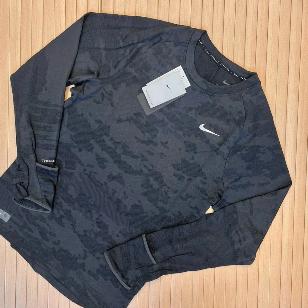 Nike Therma-FIT ADV Running Division Men's Long-Sleeve Running Top FB8538-010 S - Picture 4 of 10